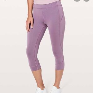 In movement crop lululemon leggings